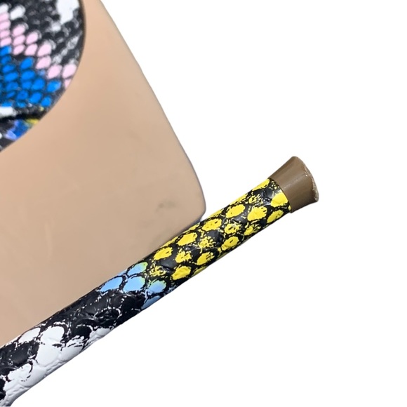 Steve Madden Womens Valiant multi snake  Pointed Toe Ankle Boots Shoes 7.5 - Picture 13 of 13